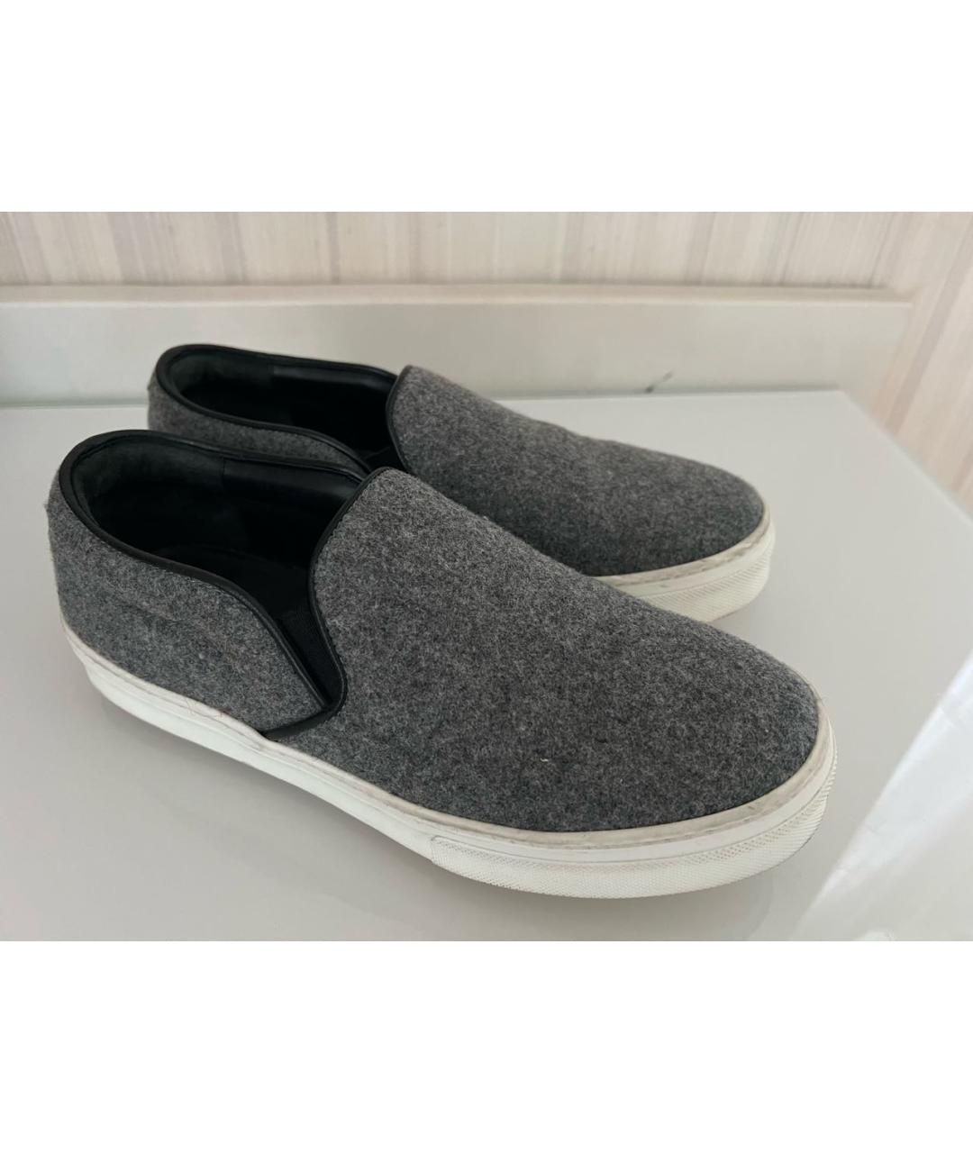 CELINE Антрацитовые слипоны, фото 6