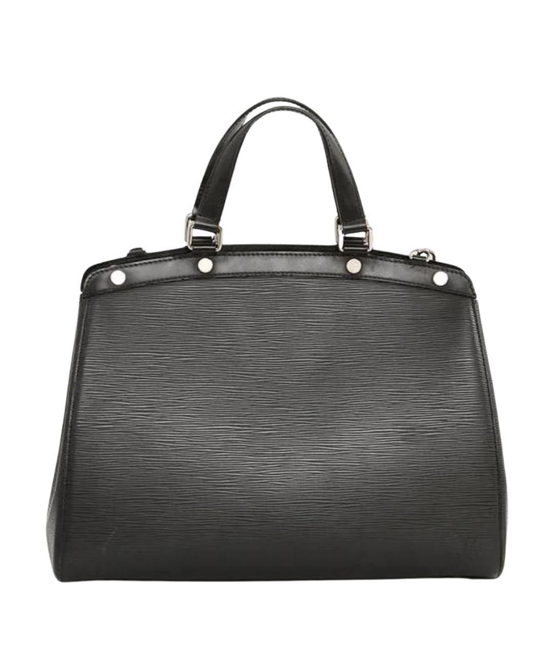 LOUIS VUITTON Черная кожаная сумка тоут, фото 1