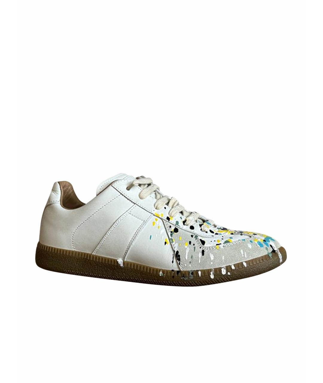 MAISON MARGIELA Кожаные кеды, фото 1