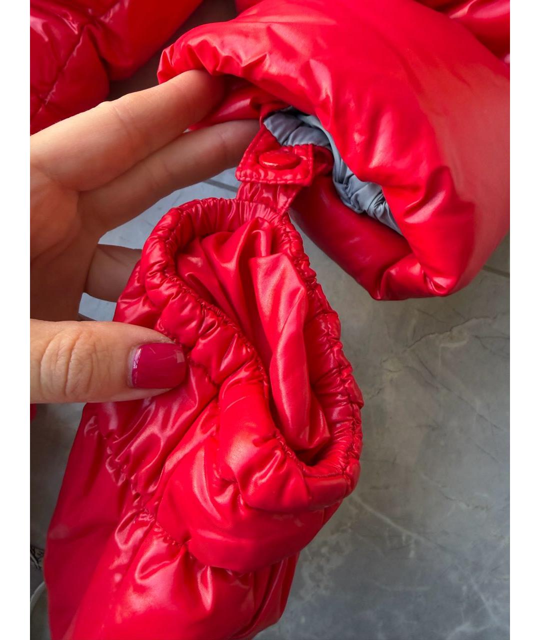 MONCLER Красный комбинезон, фото 3
