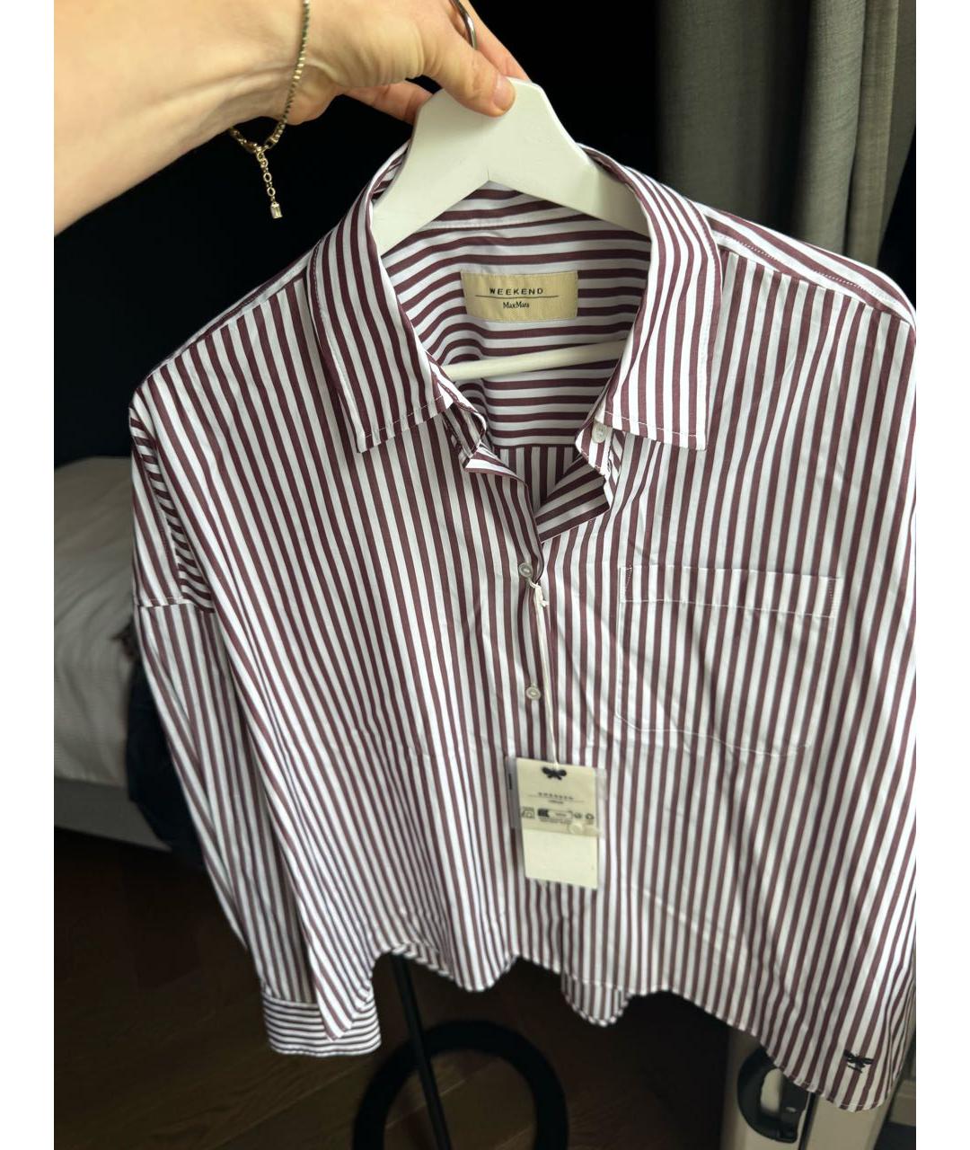 WEEKEND MAX MARA Мульти хлопковая рубашка, фото 2
