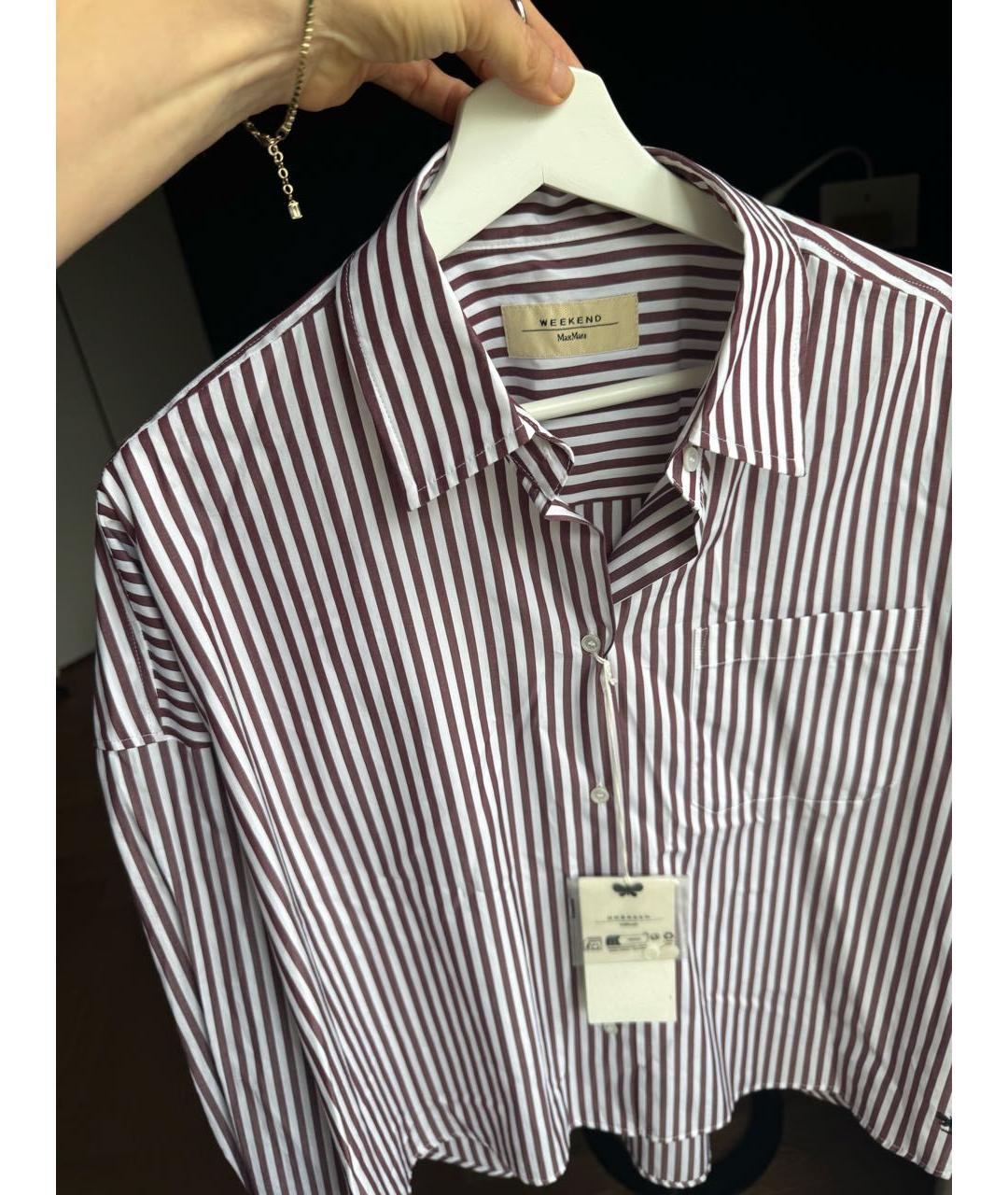 WEEKEND MAX MARA Мульти хлопковая рубашка, фото 3