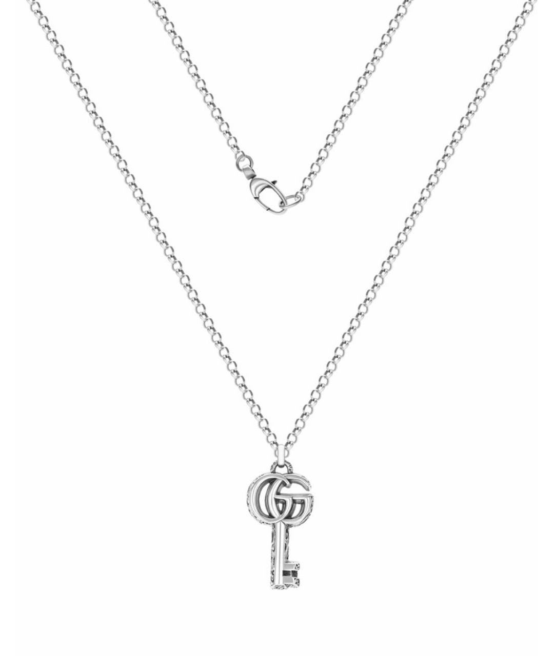 GUCCI Серебряная серебряная подвеска, фото 1