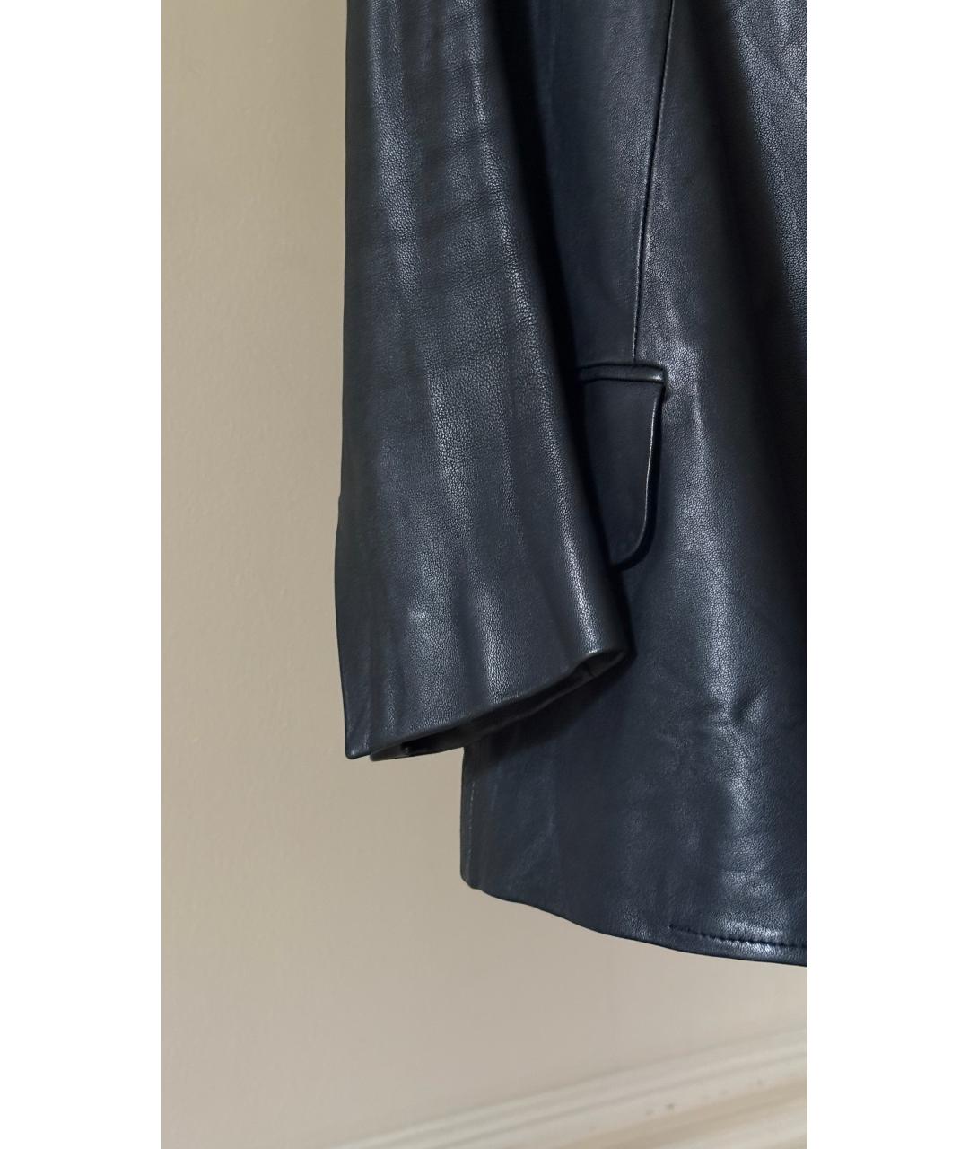 BALMAIN Черная кожаная куртка, фото 3