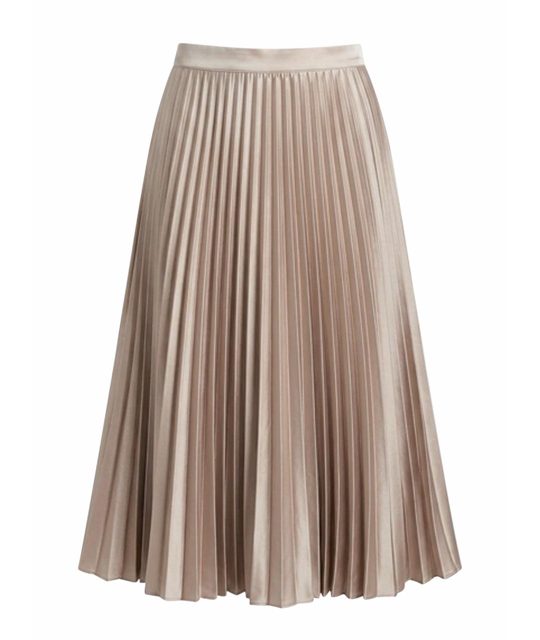 WEEKEND MAX MARA Бежевая полиэстеровая юбка макси, фото 1