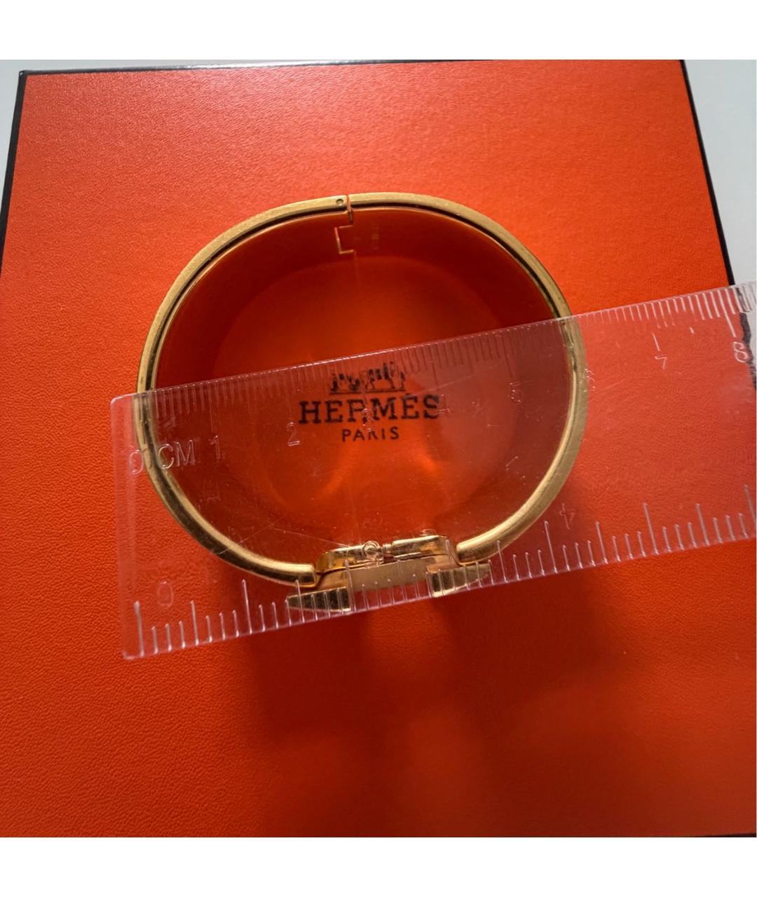 HERMES Золотой браслет, фото 6