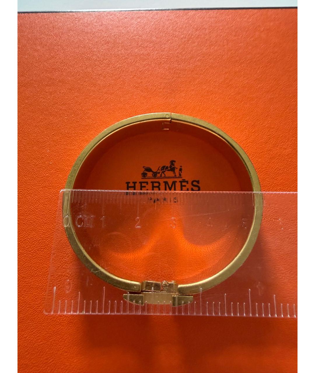 HERMES Золотой браслет, фото 6