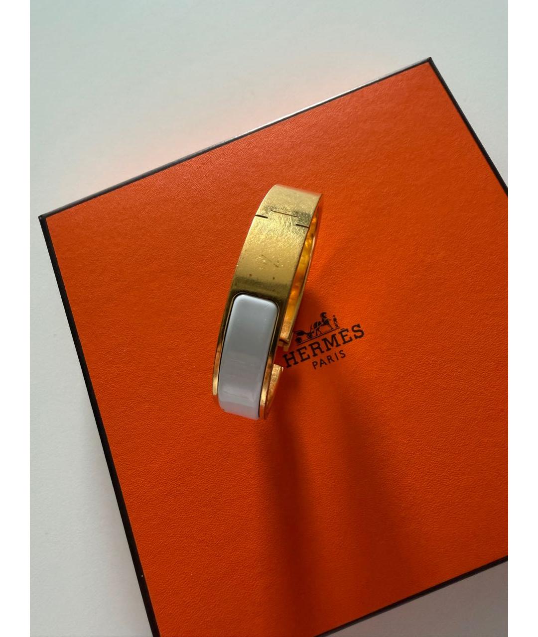 HERMES Золотой браслет, фото 4