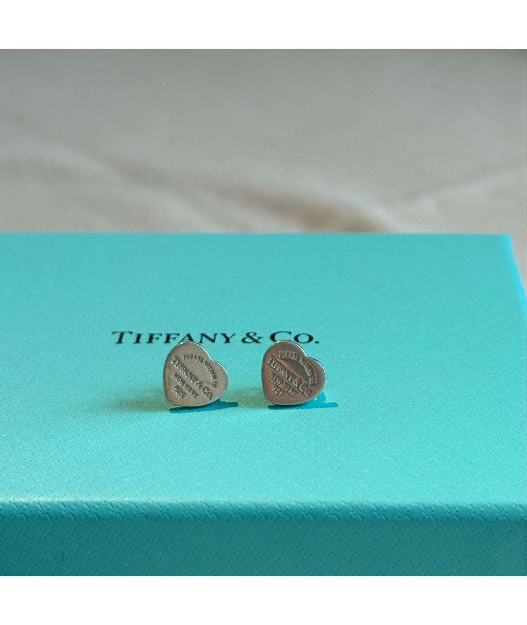 TIFFANY&CO Серебряные серебряные серьги, фото 4