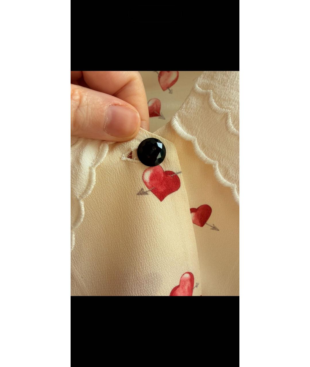 MIU MIU Шелковая блузы, фото 2