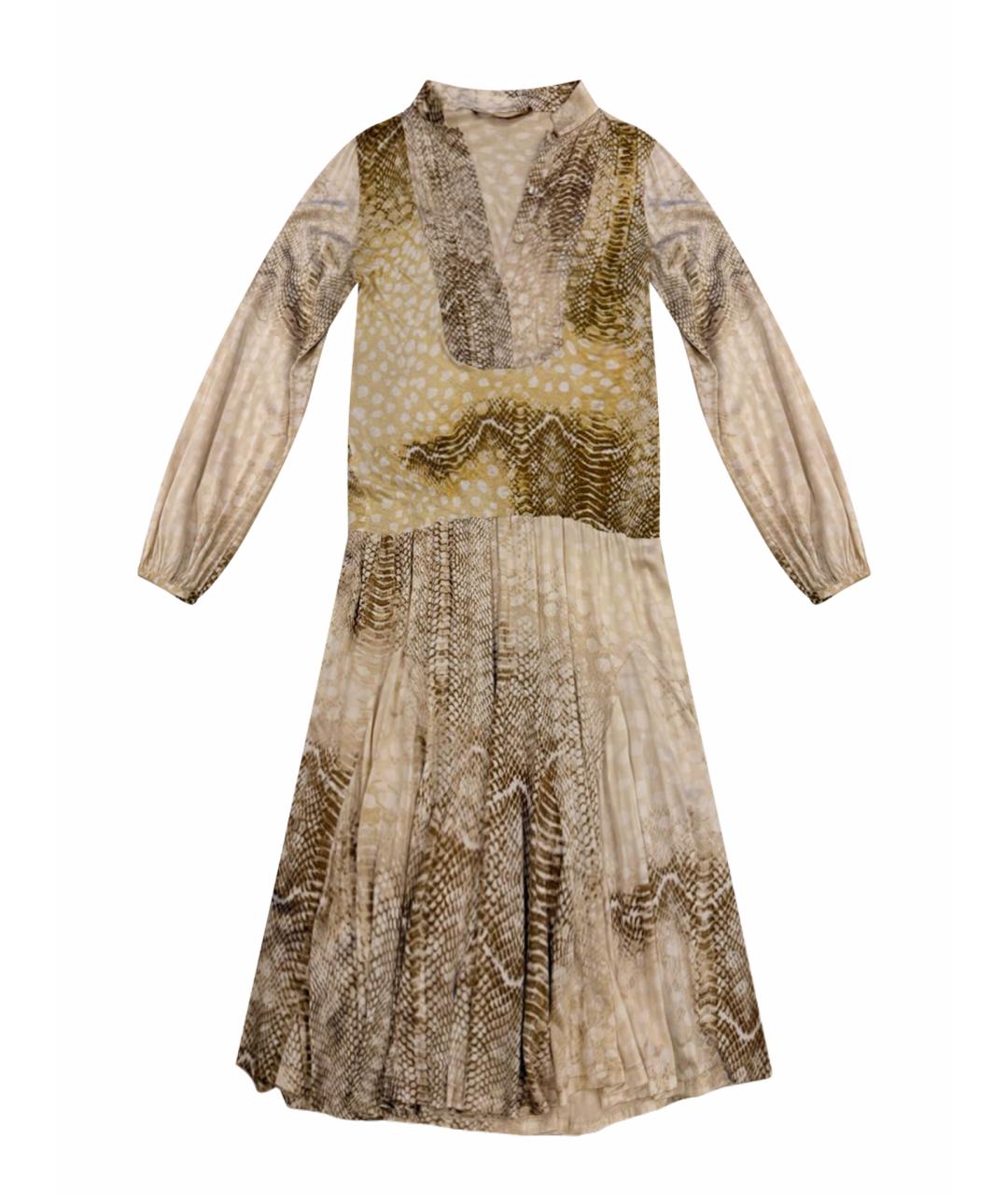 ROBERTO CAVALLI Шелковое коктейльное платье, фото 1