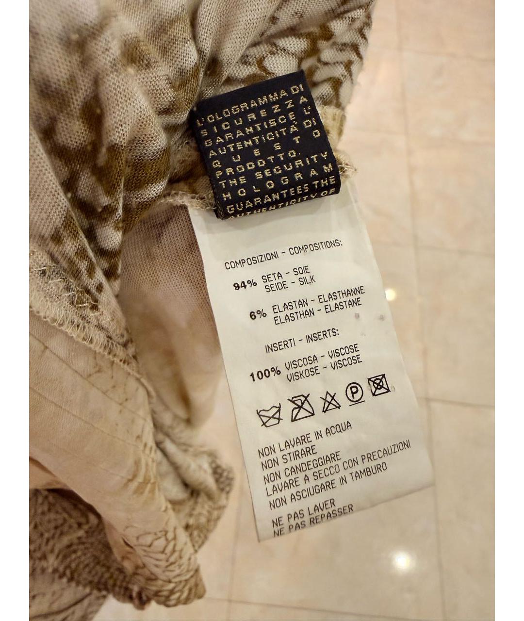 ROBERTO CAVALLI Шелковое коктейльное платье, фото 5
