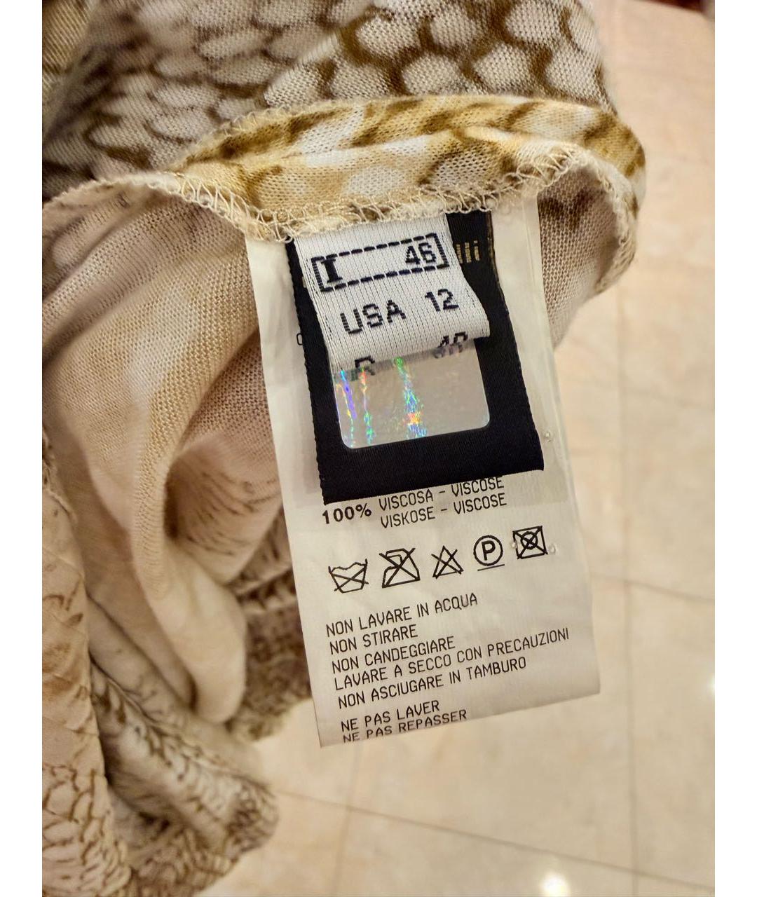 ROBERTO CAVALLI Шелковое коктейльное платье, фото 4