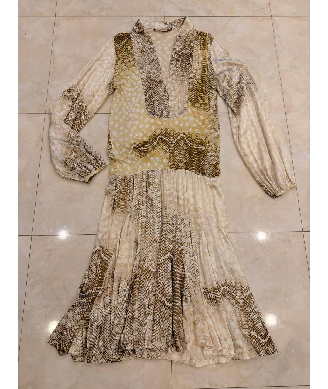 ROBERTO CAVALLI Шелковое коктейльное платье, фото 6