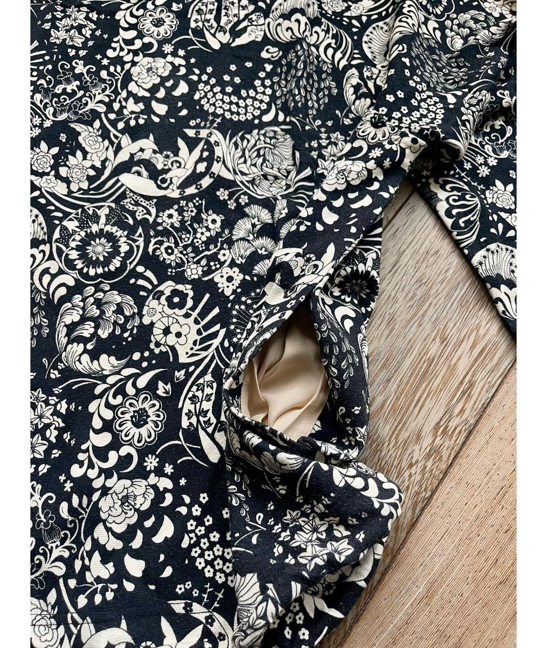 CHLOE Темно-синий вискозный костюм с брюками, фото 5