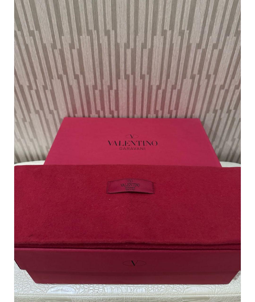 VALENTINO Бежевые кожаные ботильоны, фото 5