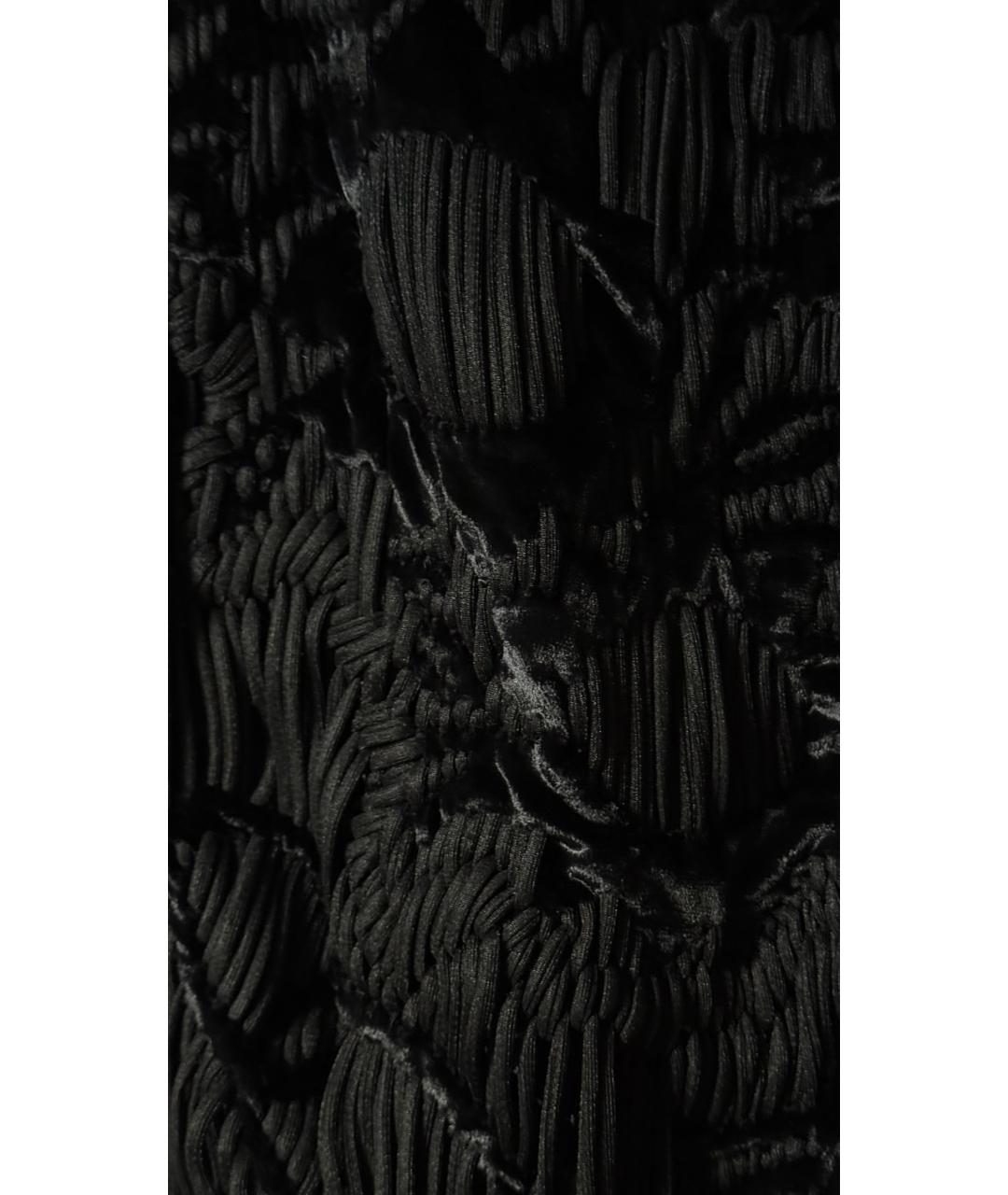 SAINT LAURENT Черная бархатная юбка макси, фото 7