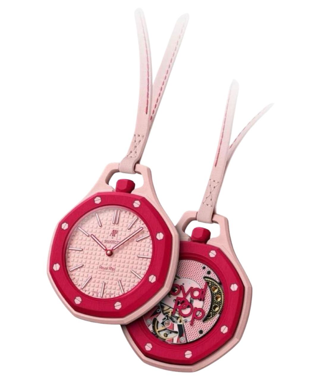 Swatch Розовые керамические часы, фото 1