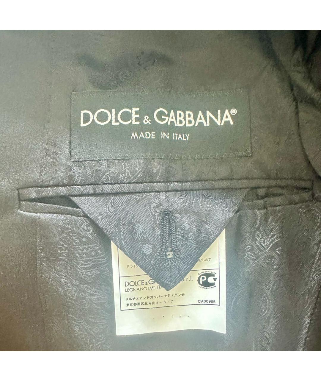 DOLCE&GABBANA Черный вечерний костюм, фото 5