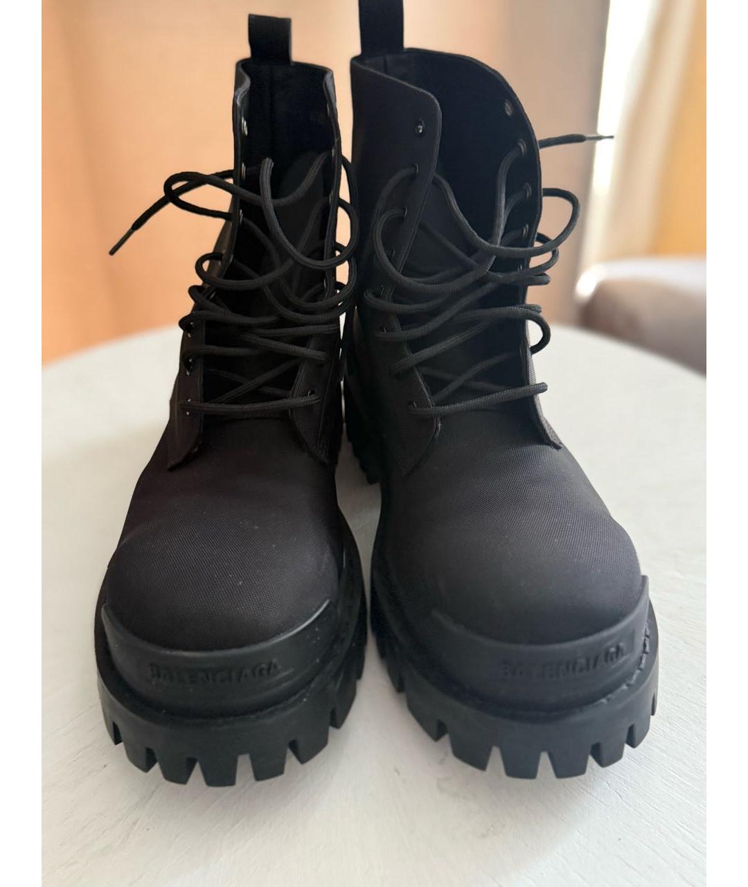 BALENCIAGA Черные неопреновые ботинки, фото 2