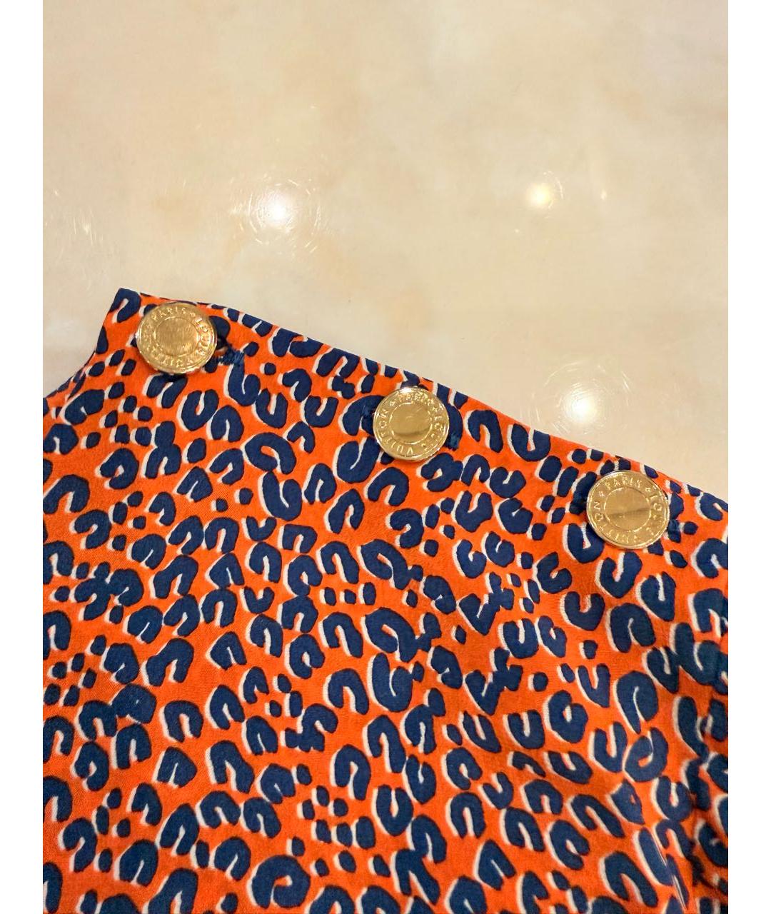 LOUIS VUITTON Мульти шелковая блузы, фото 5