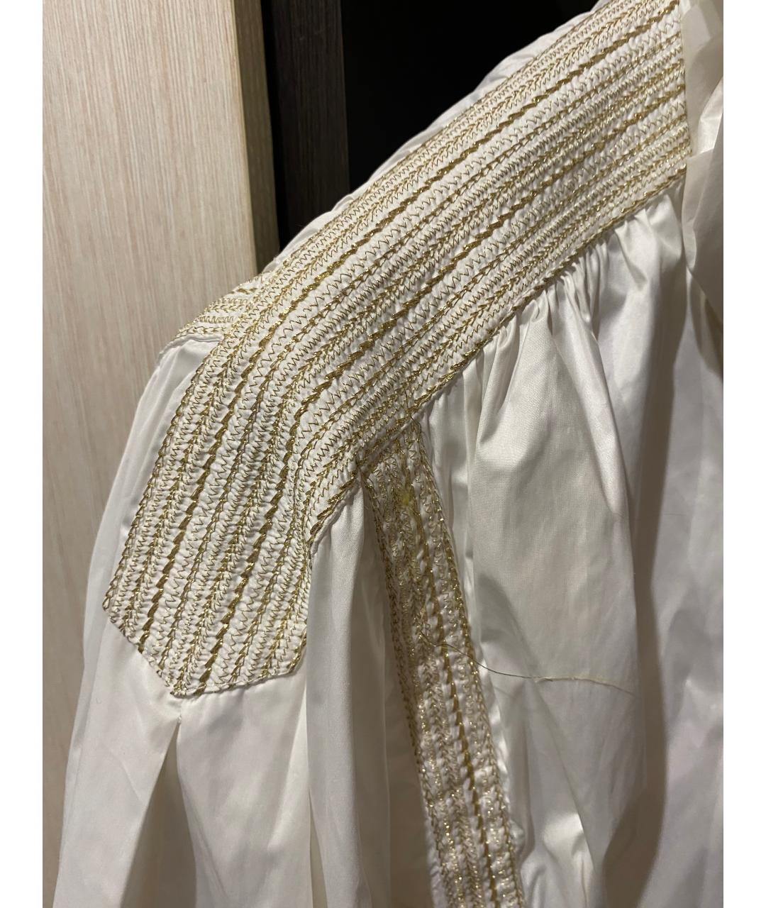ALEXANDER MCQUEEN Белая полиэстеровая куртка, фото 4