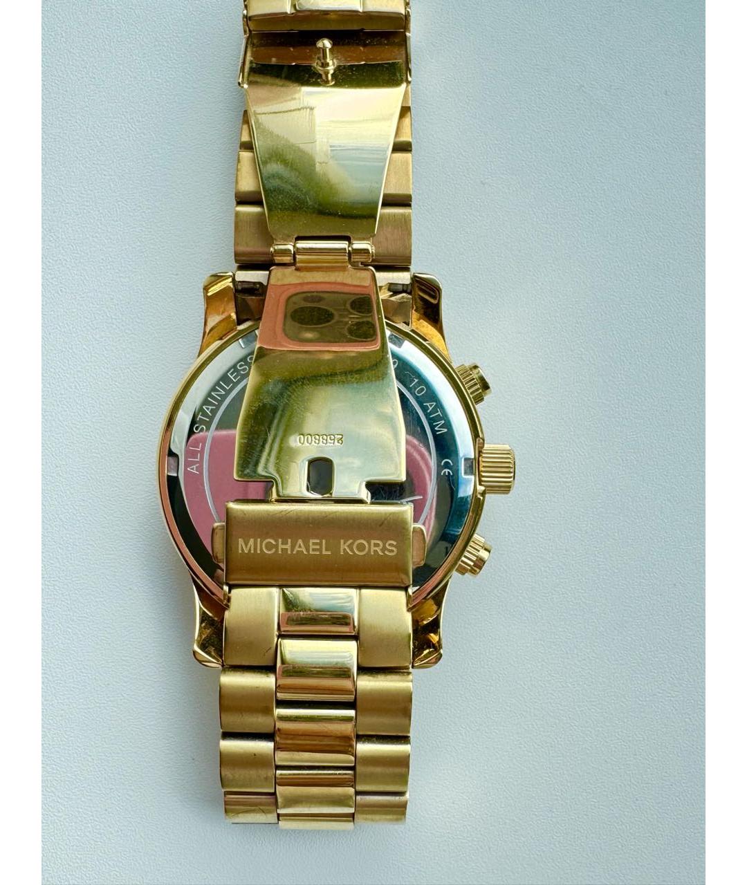 MICHAEL KORS Золотые часы, фото 4