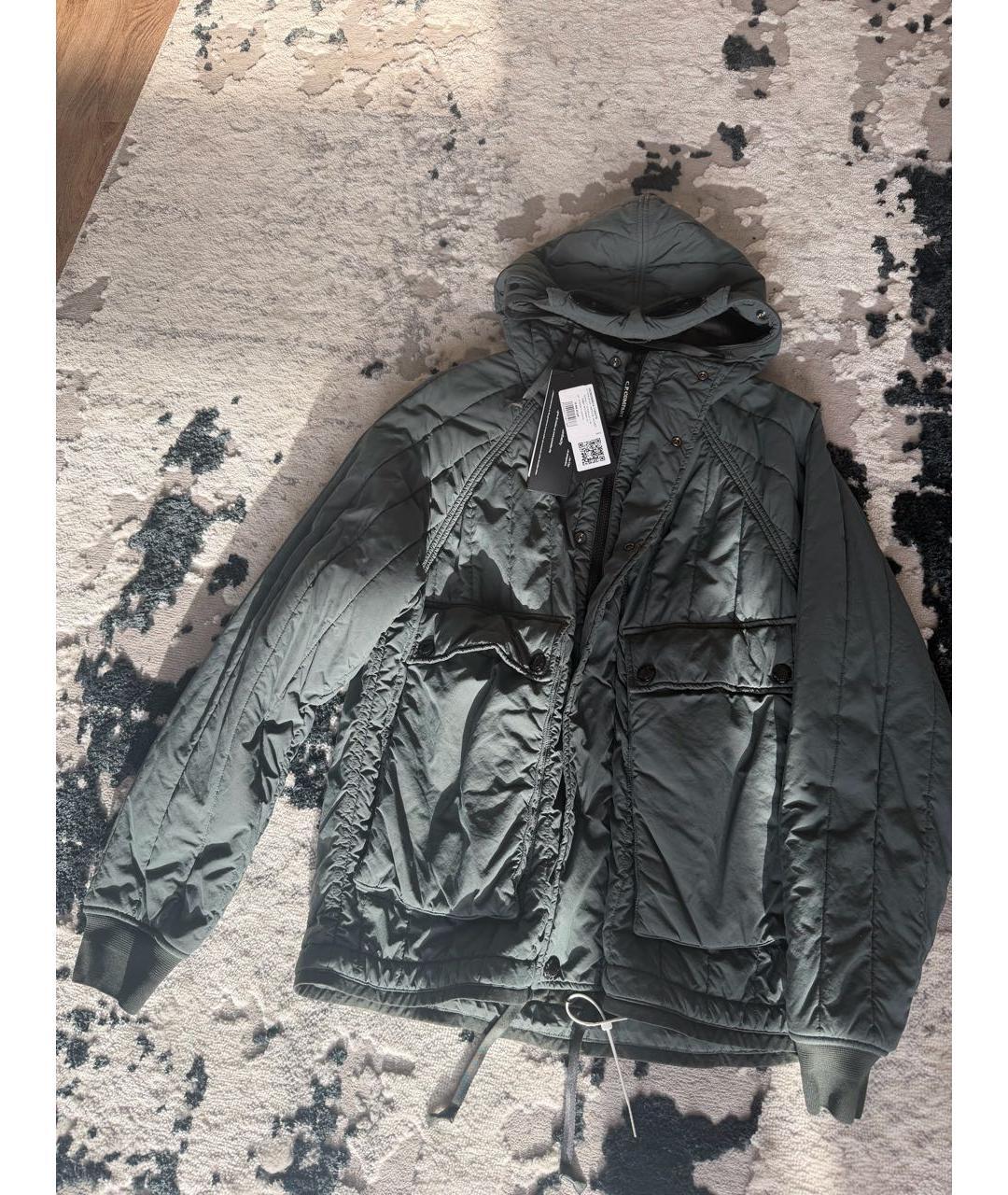 CP COMPANY Зеленая нейлоновая куртка, фото 6