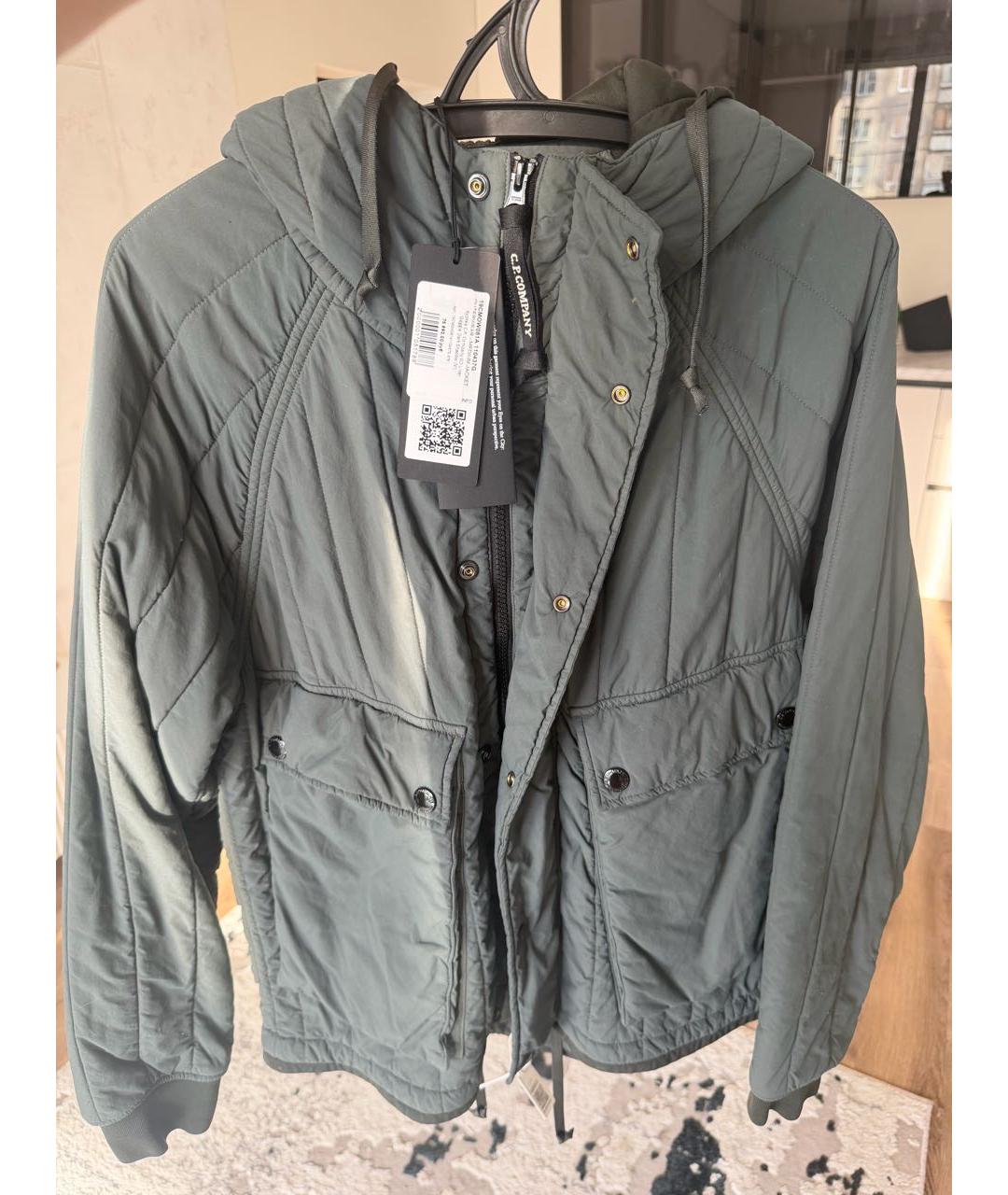 CP COMPANY Зеленая нейлоновая куртка, фото 7