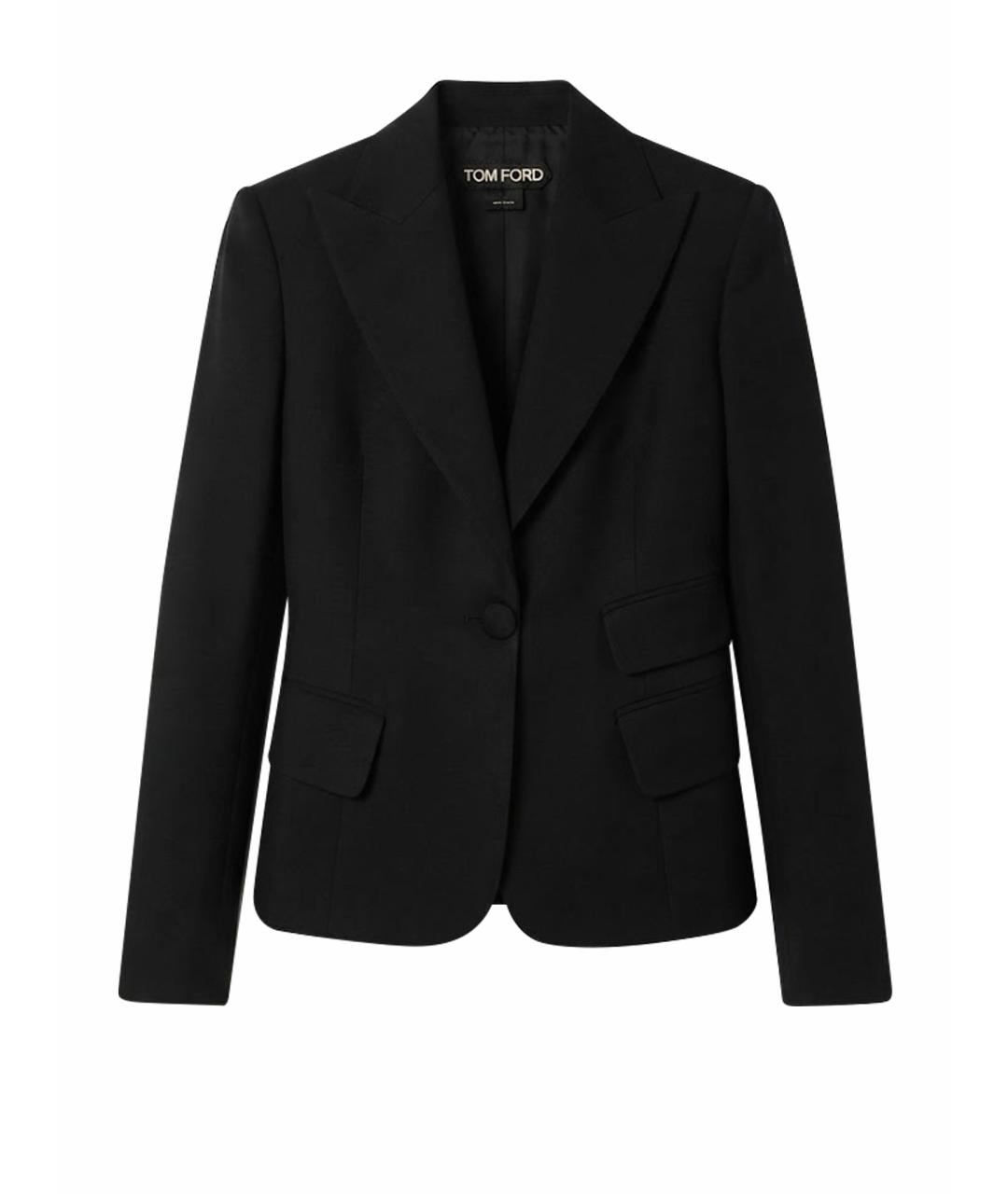 TOM FORD Черный вискозный жакет/пиджак, фото 1