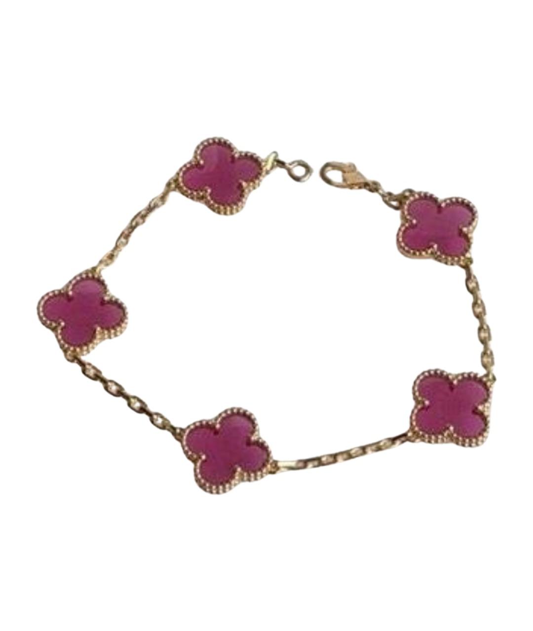 VAN CLEEF & ARPELS Розовый браслет из желтого золота, фото 1