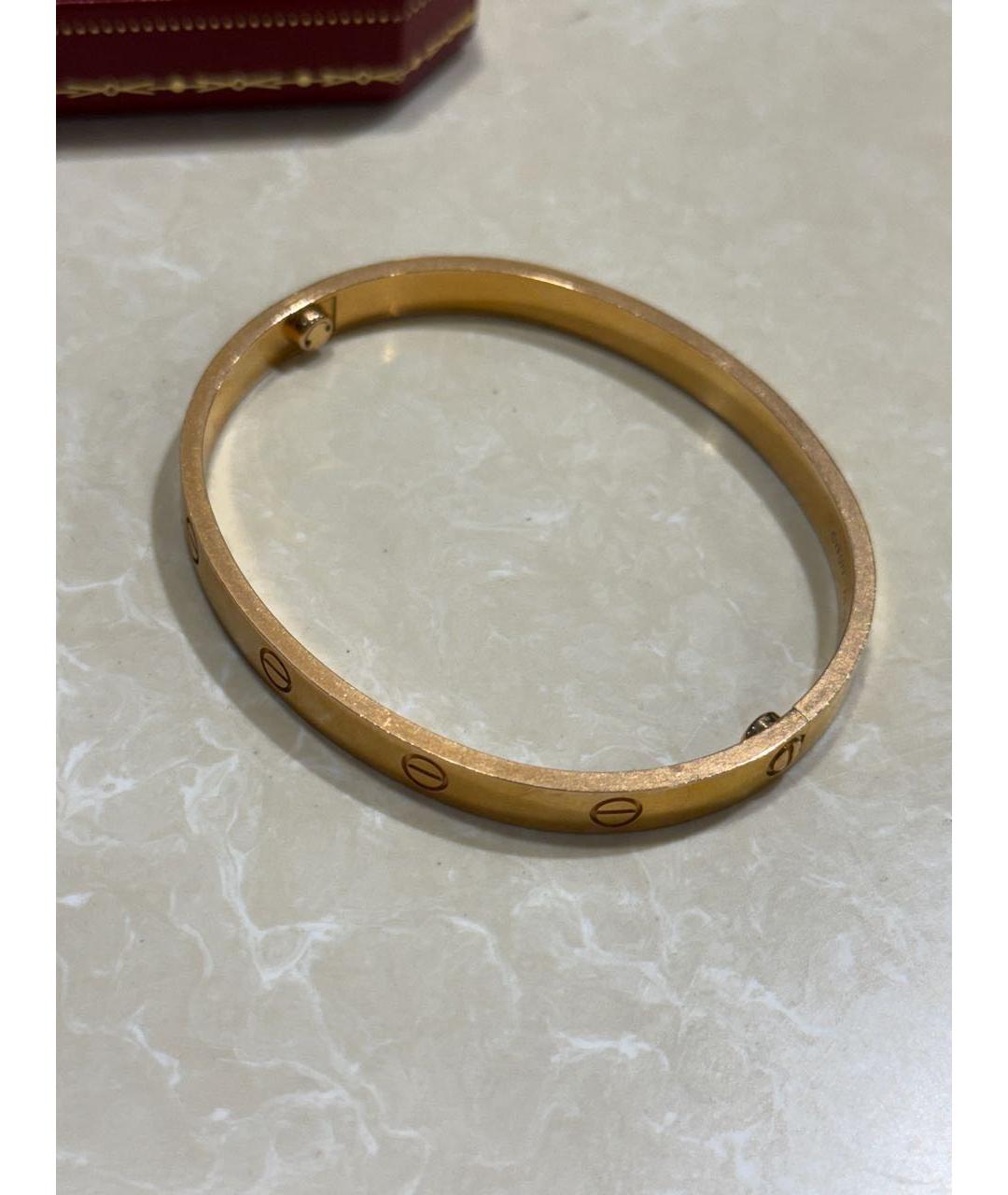 CARTIER Золотой браслет из желтого золота, фото 8