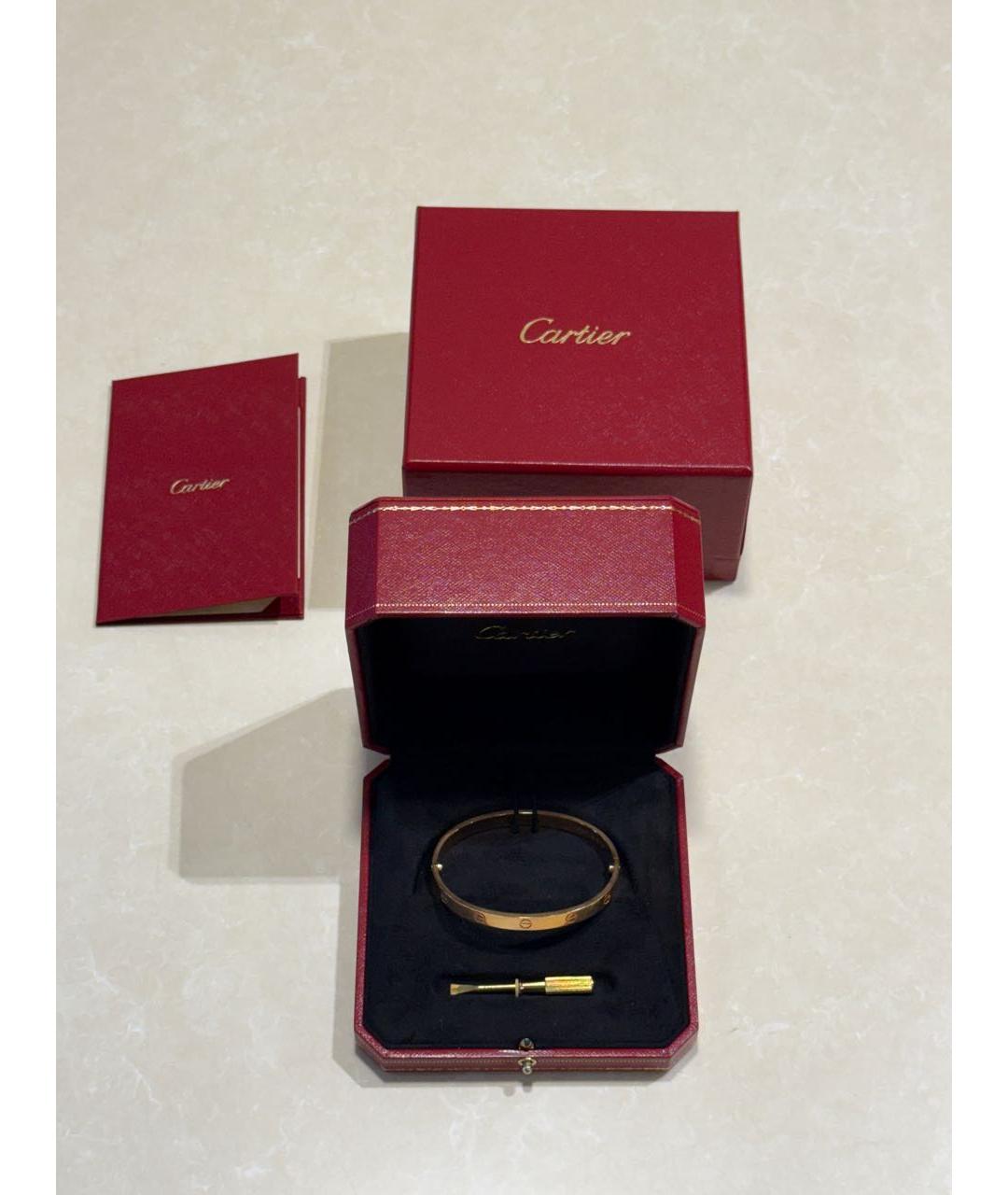 CARTIER Золотой браслет из желтого золота, фото 2