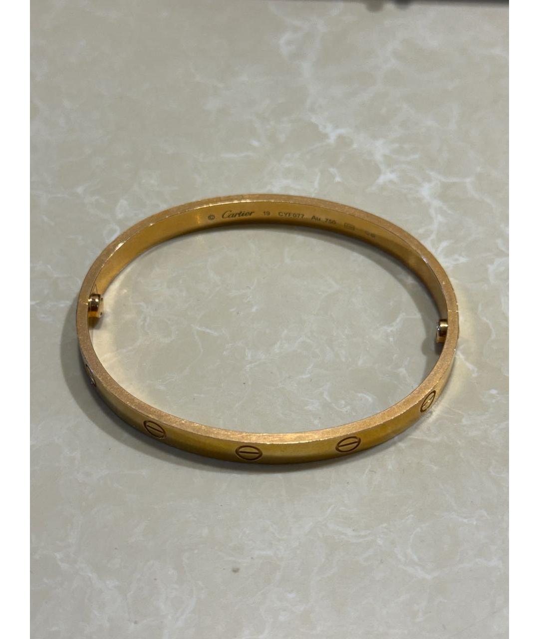 CARTIER Золотой браслет из желтого золота, фото 9