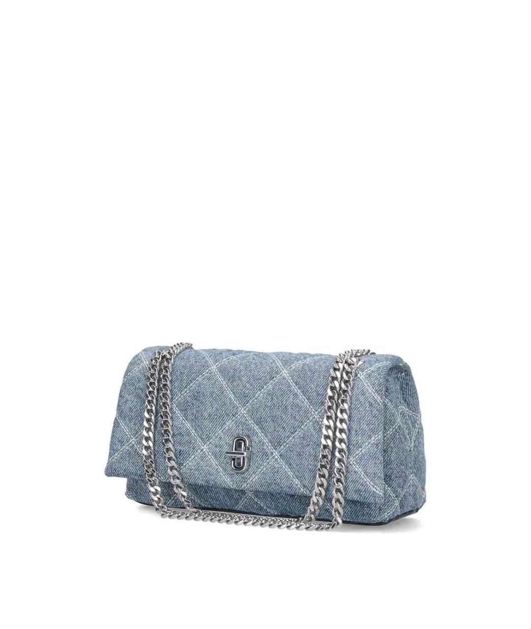 MARC JACOBS Голубая хлопковая сумка через плечо, фото 2