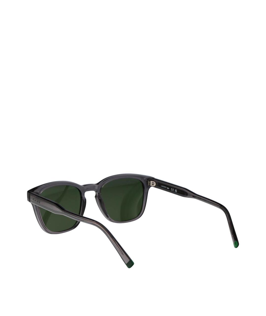 LACOSTE Серые пластиковые солнцезащитные очки, фото 4