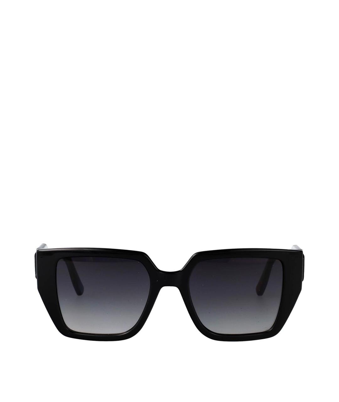 KARL LAGERFELD Черные пластиковые солнцезащитные очки, фото 1
