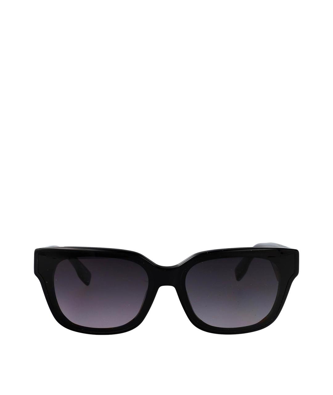 KARL LAGERFELD Черные пластиковые солнцезащитные очки, фото 1