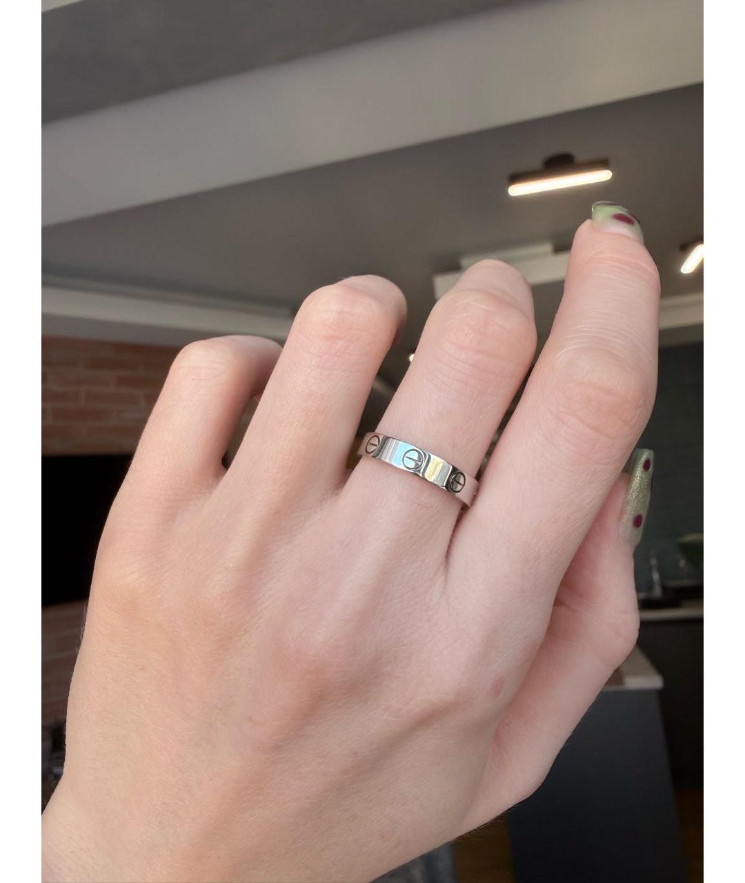 CARTIER Белое кольцо из белого золота, фото 2