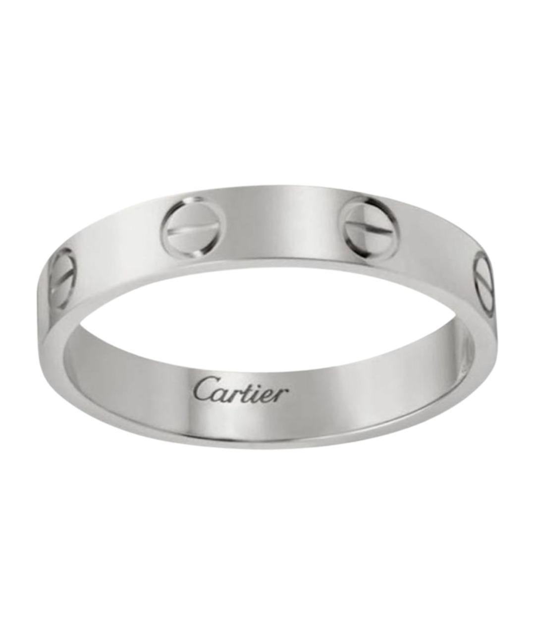 CARTIER Белое кольцо из белого золота, фото 1