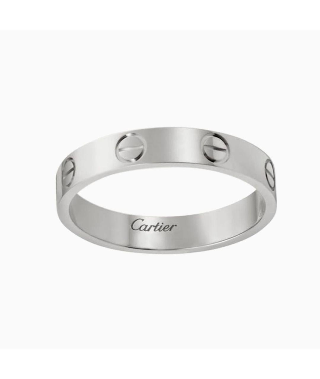 CARTIER Белое кольцо из белого золота, фото 9