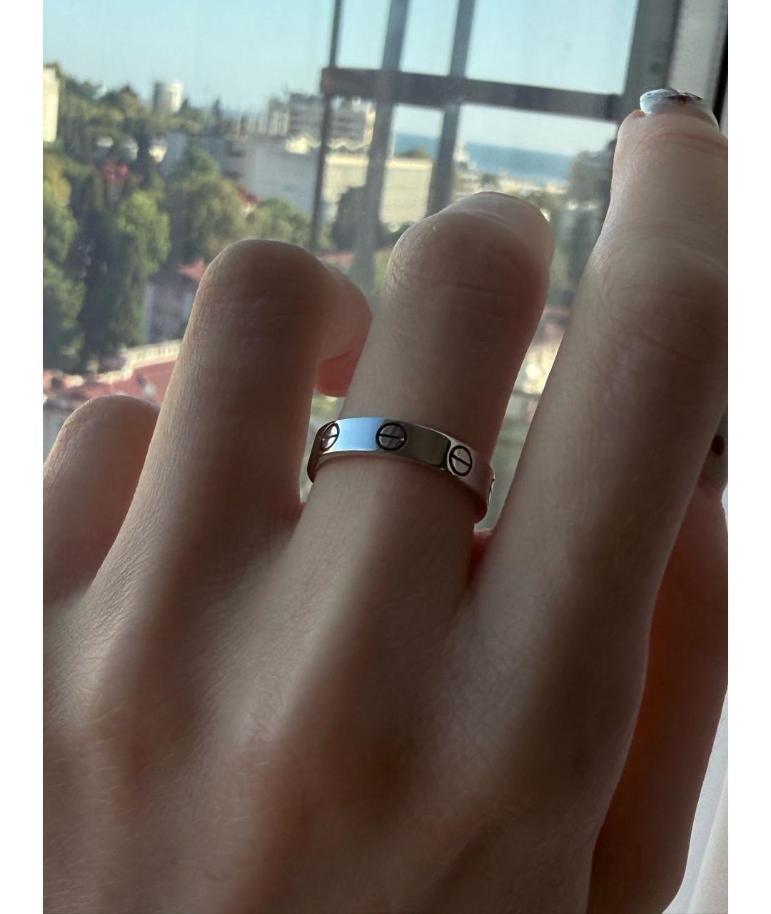 CARTIER Белое кольцо из белого золота, фото 7