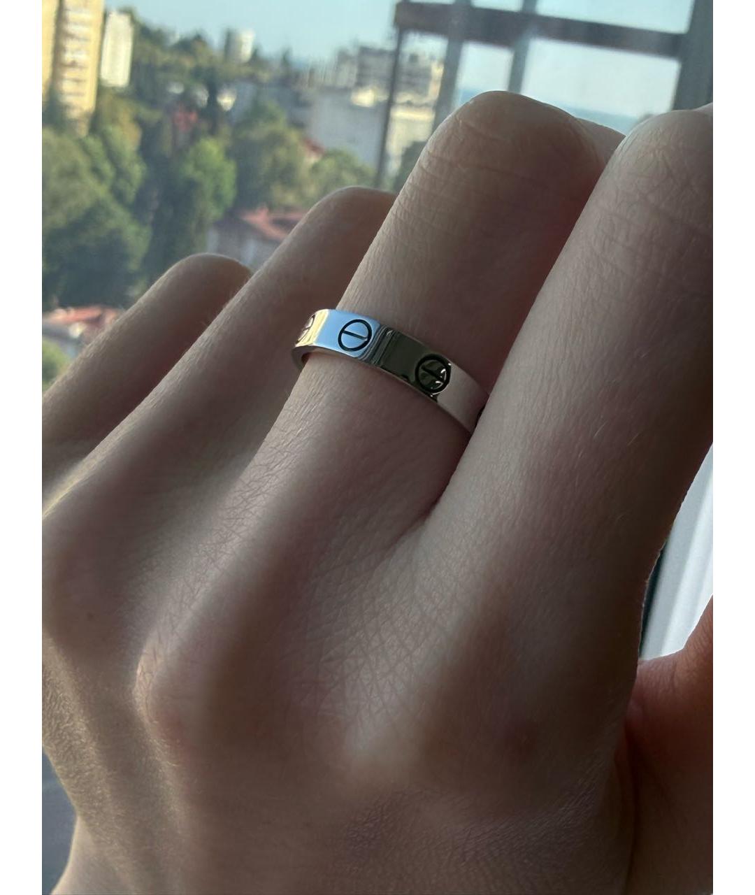 CARTIER Белое кольцо из белого золота, фото 6