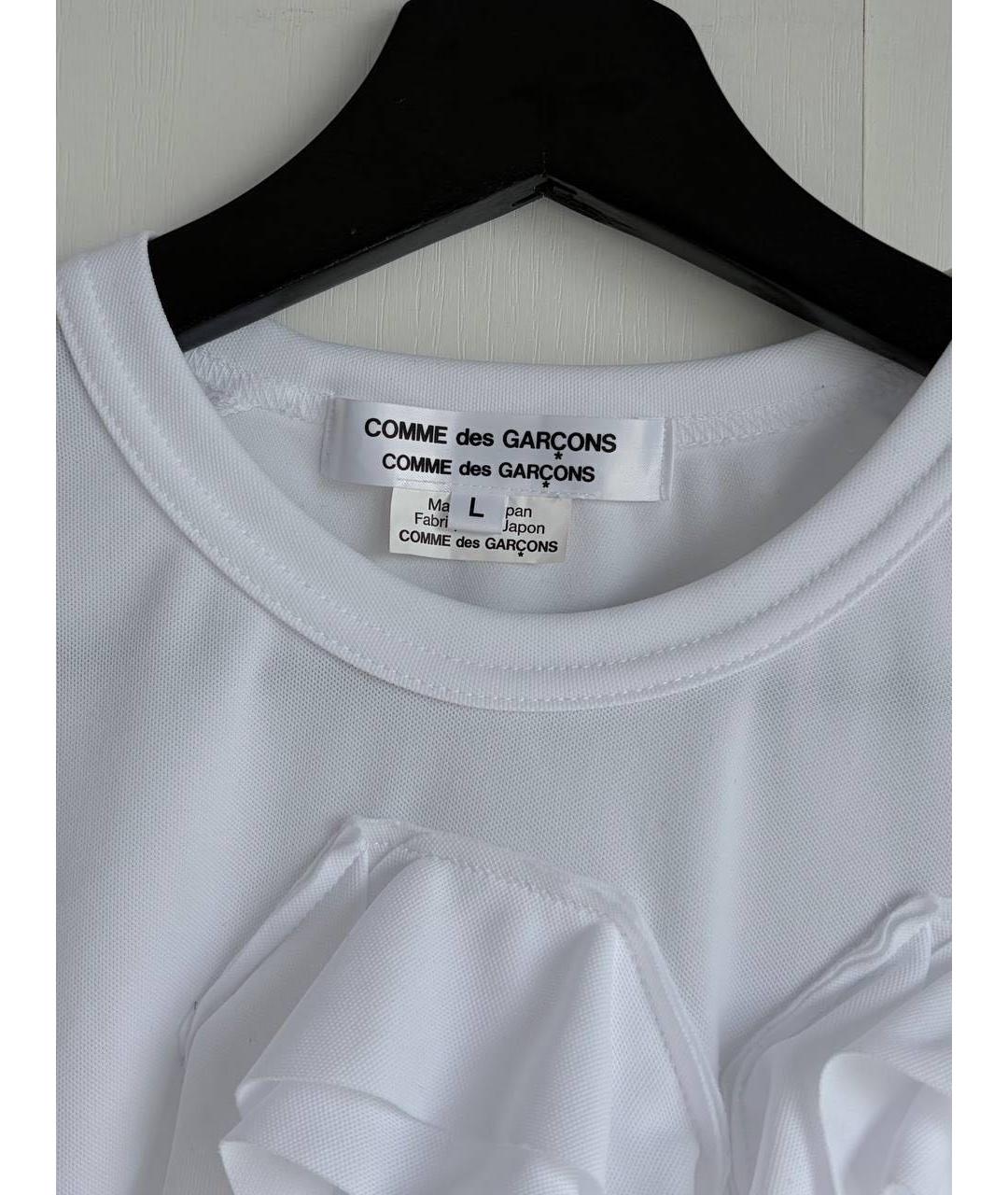 COMME DES GARÇONS Белый полиэстеровый джемпер / свитер, фото 2