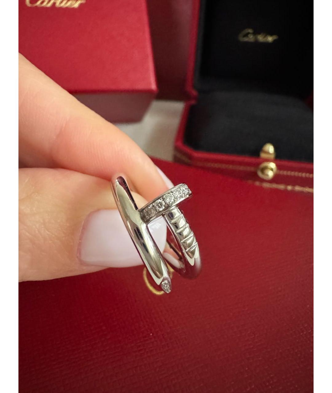 CARTIER Серебряное кольцо из белого золота, фото 4
