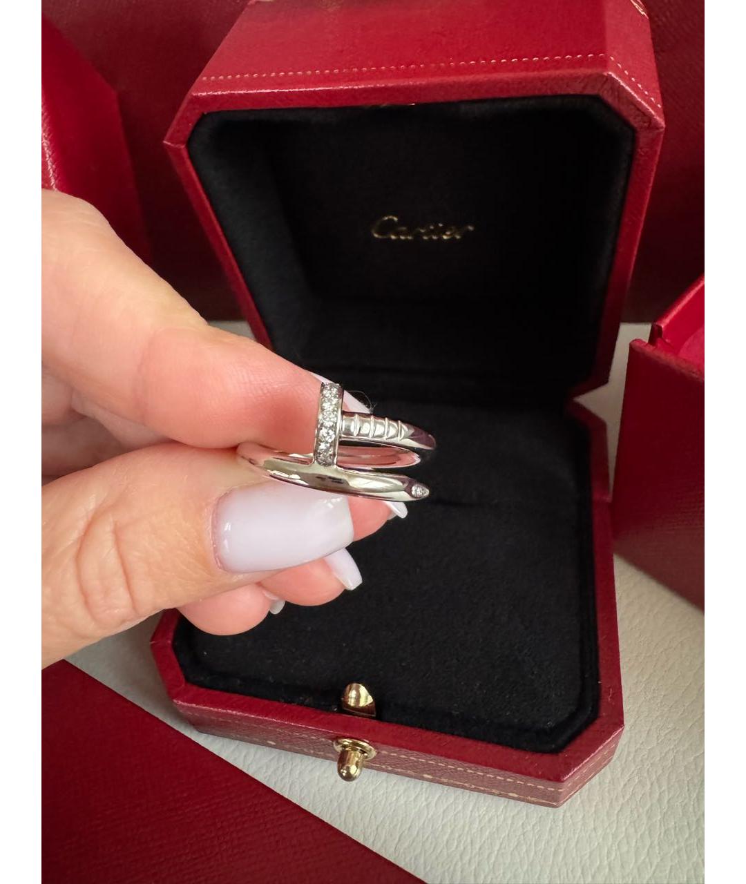 CARTIER Серебряное кольцо из белого золота, фото 2