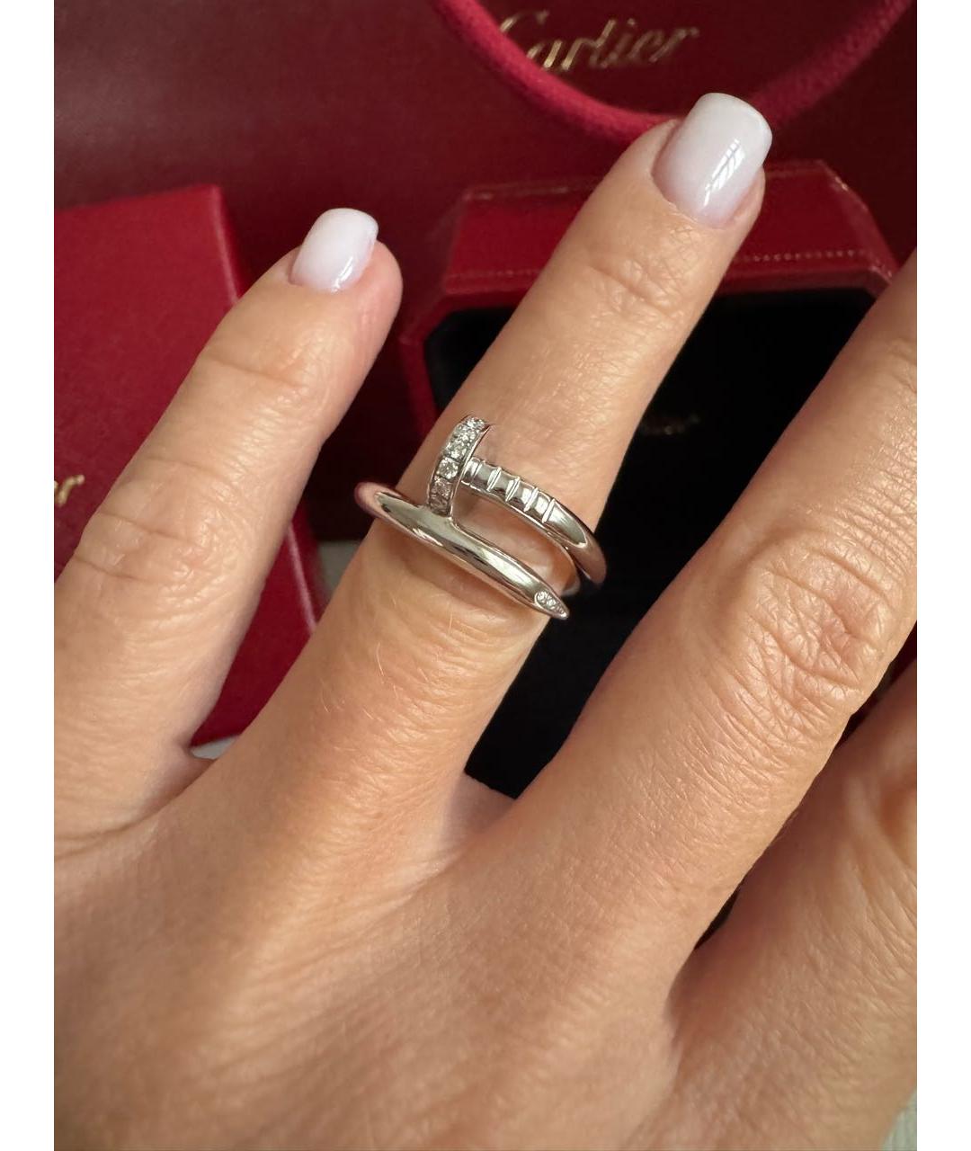 CARTIER Серебряное кольцо из белого золота, фото 7