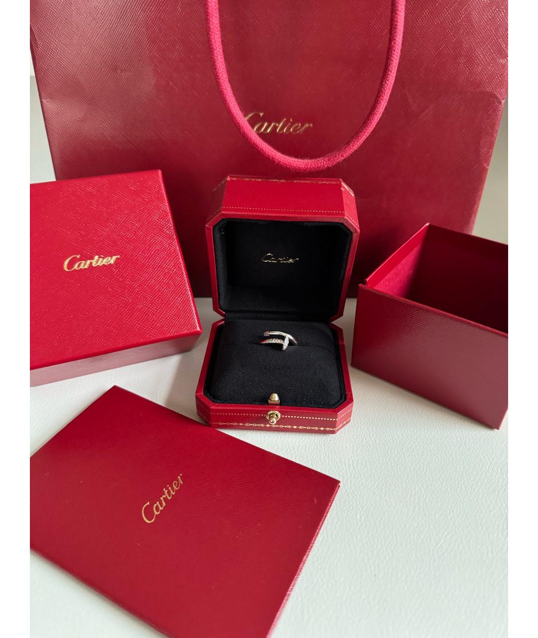 CARTIER Серебряное кольцо из белого золота, фото 8