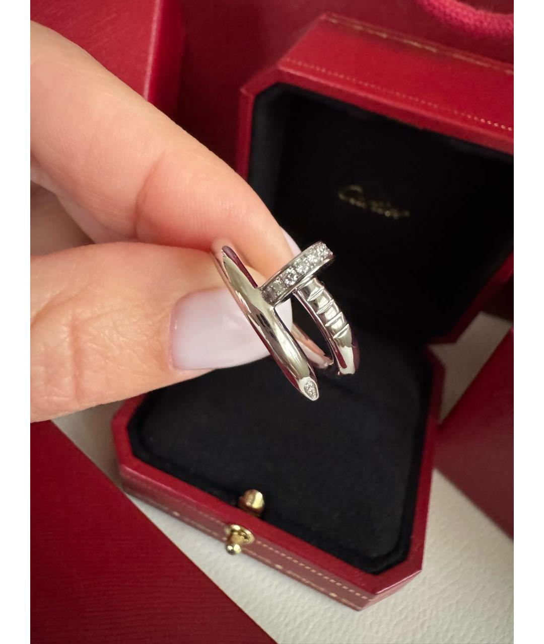 CARTIER Серебряное кольцо из белого золота, фото 3