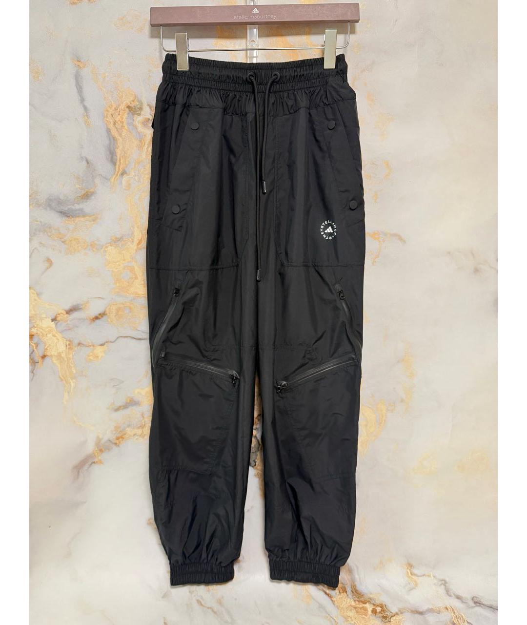 ADIDAS BY STELLA MCCARTNEY Черные брюки широкие, фото 2